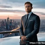 Home 12 Daniel Craig의 007 역할 마지막 촬영 - **Prompt:** A charismatic British secret agent in his early thirties, with a strong, intelligent gaz...