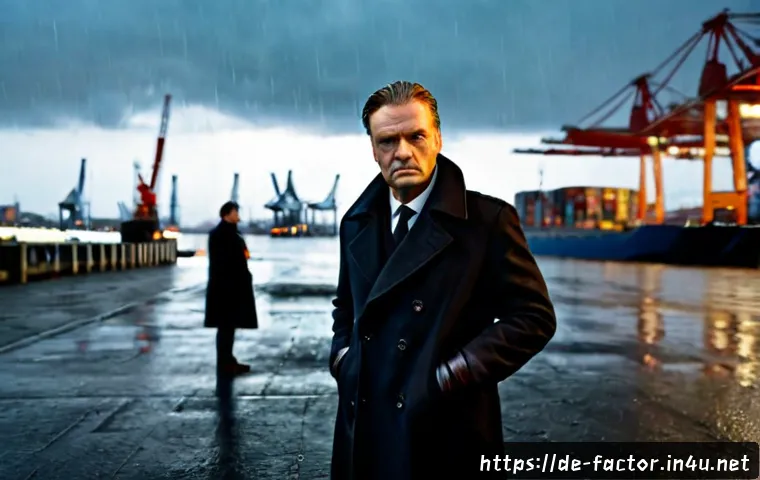 Javier Bardem의 악역 연기 스타일 - Photorealistic cinematic portrait of a charismatic middle-aged Spanish film villain in an elegant ch...